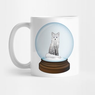 Arctic Fox Globe Mug